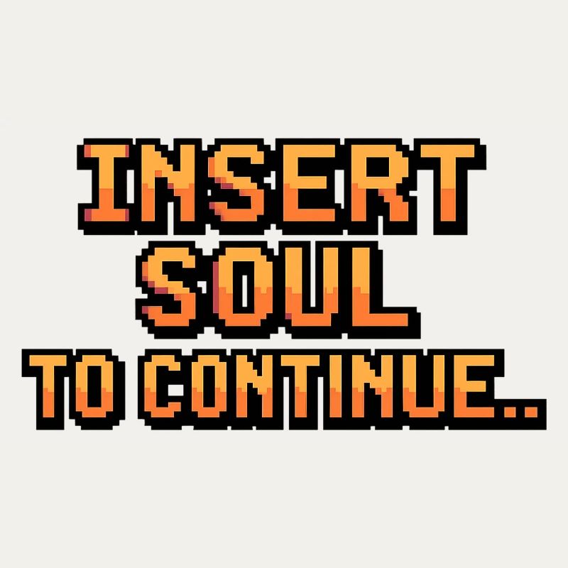 Conception de continuation de l’âme pixélisée