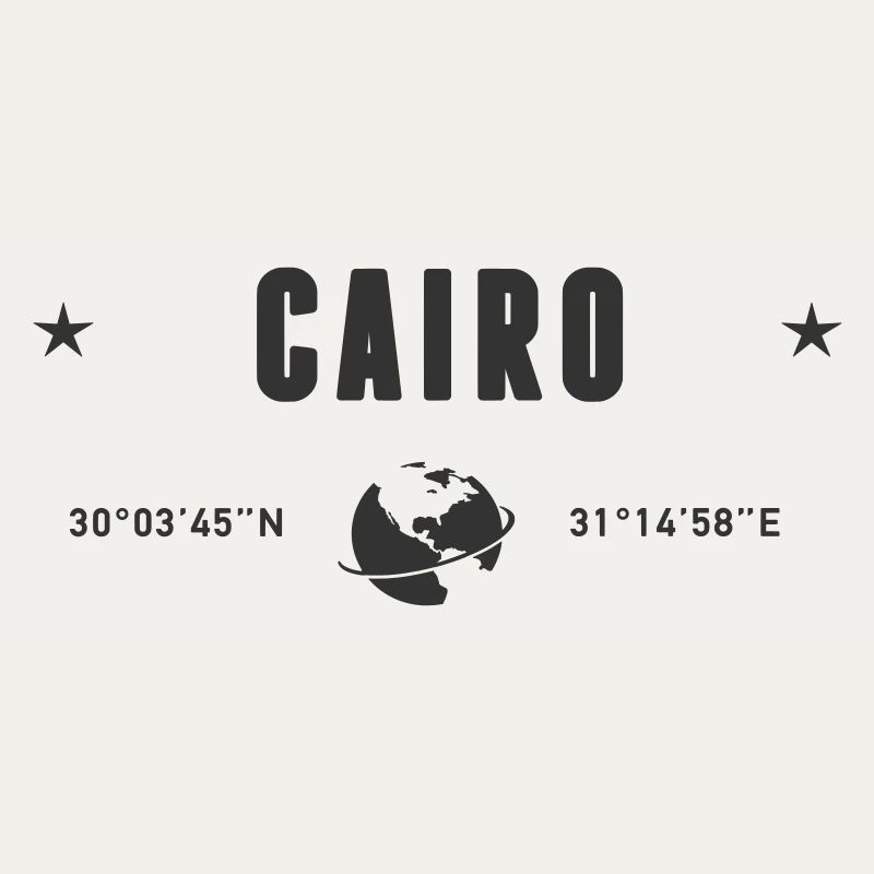 Cairo Egypt Coordinates Planet Earth