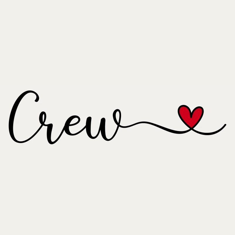 Crew mit Herz Design