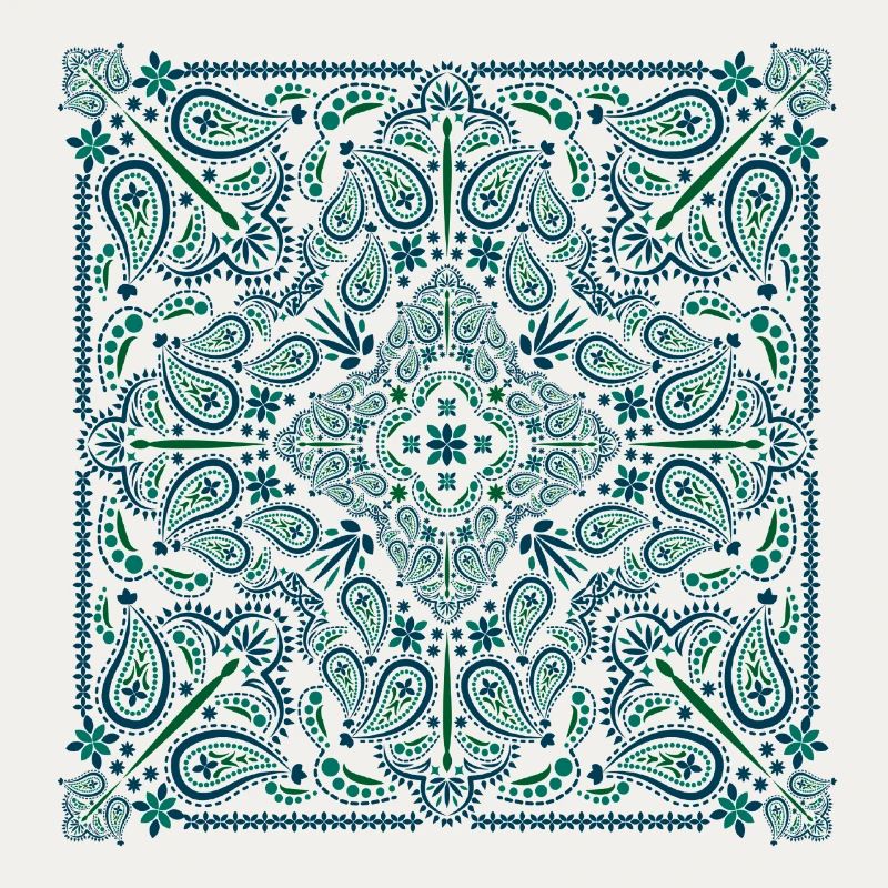 Paisley Pattern - Mandala, Mosaic, Flower Print