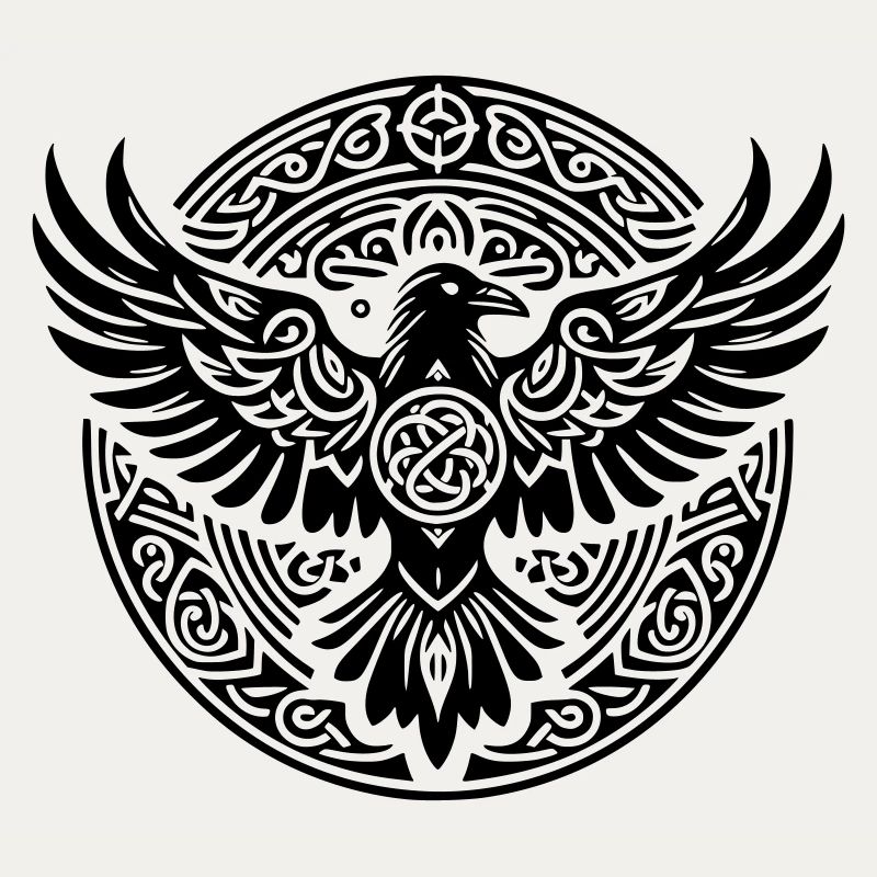 Corbeau triskel - Silence noir