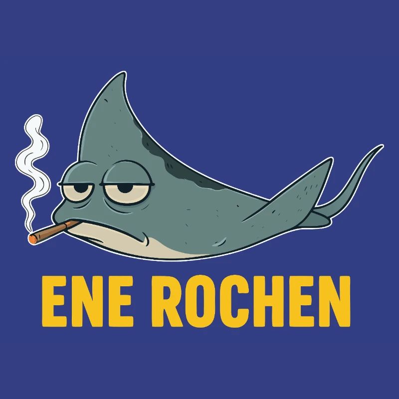 ENE ROCHEN Meme Raucher Spruch Zigaretten