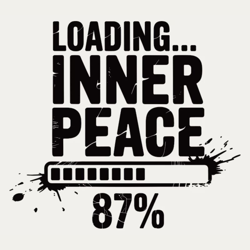 Loading Inner Peace - Sarcasm Stress Shirt