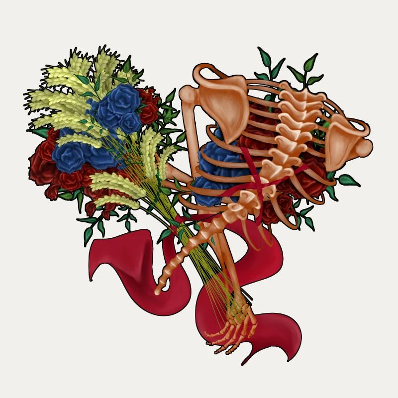floral Wirbelsäule