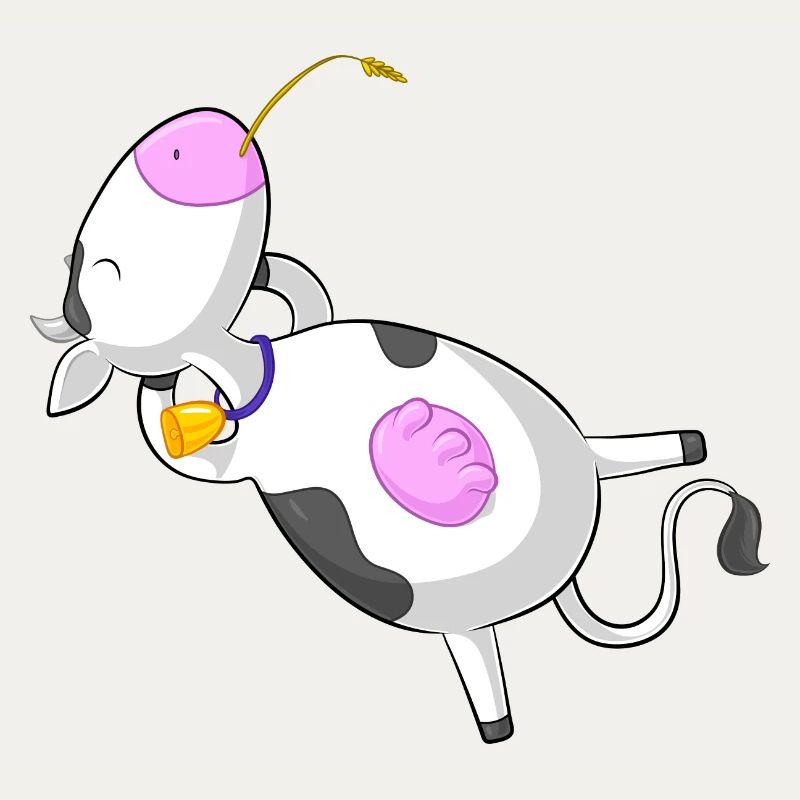 vache comique détendue