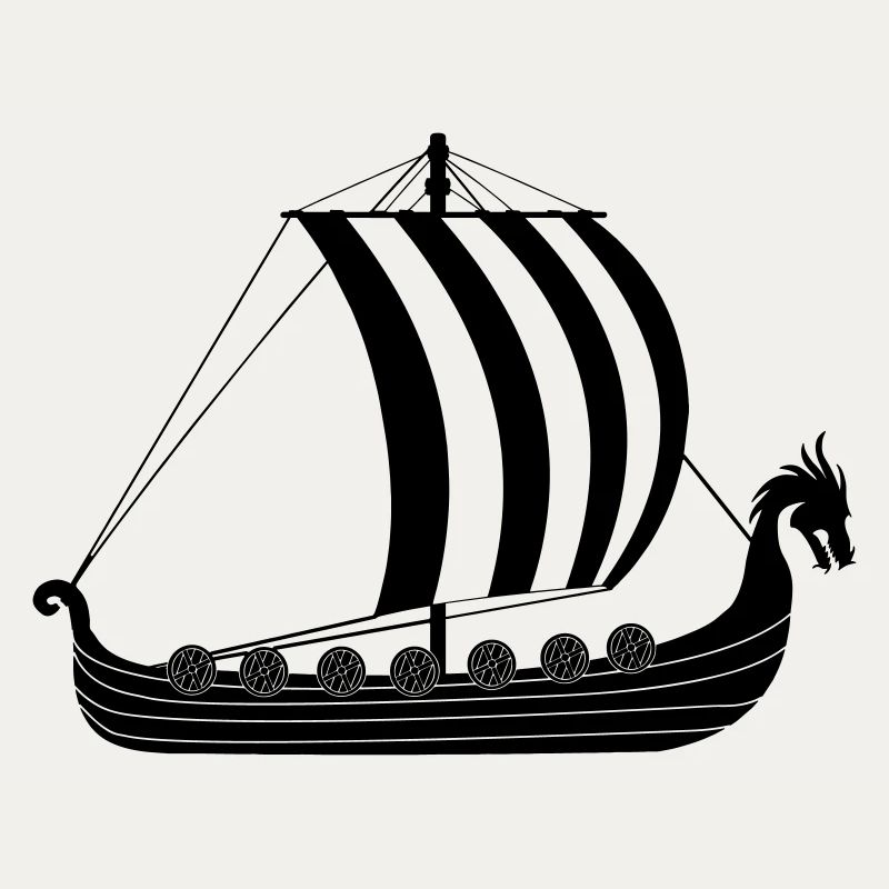 Wikinger-Drachenschiff