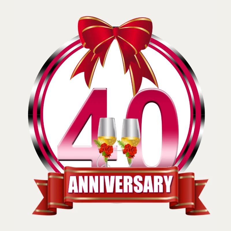 40e anniversaire de mariage Anniversaire de mariage Ruby