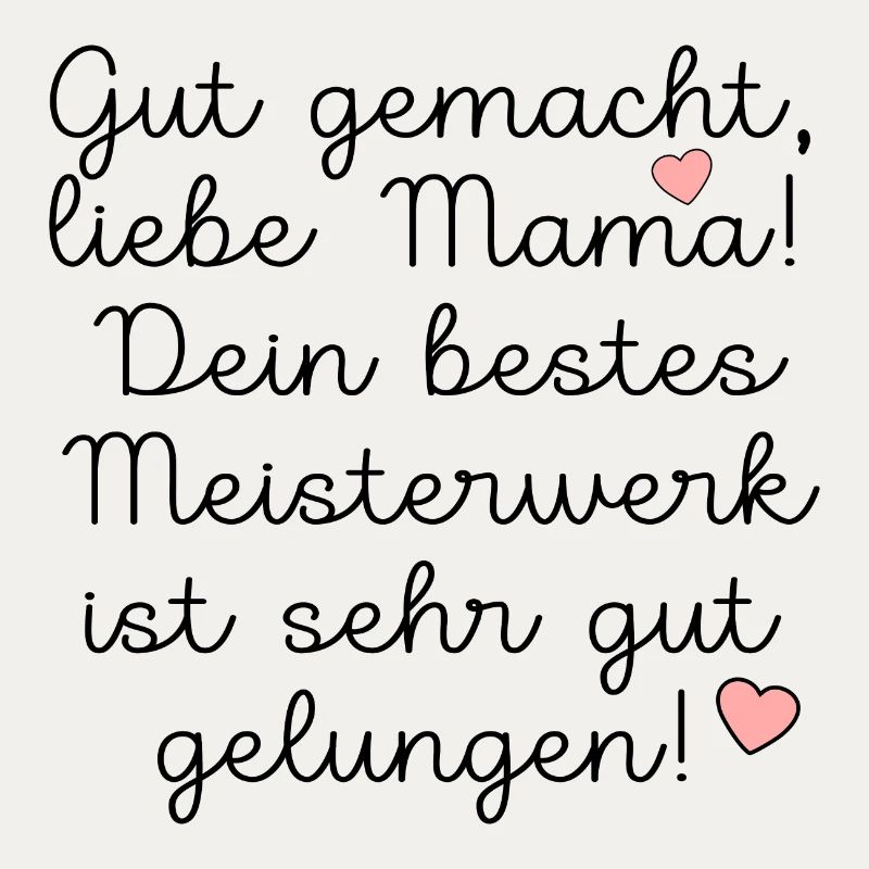 MAMA KIND MUTTERTAG MEISTERWERK
