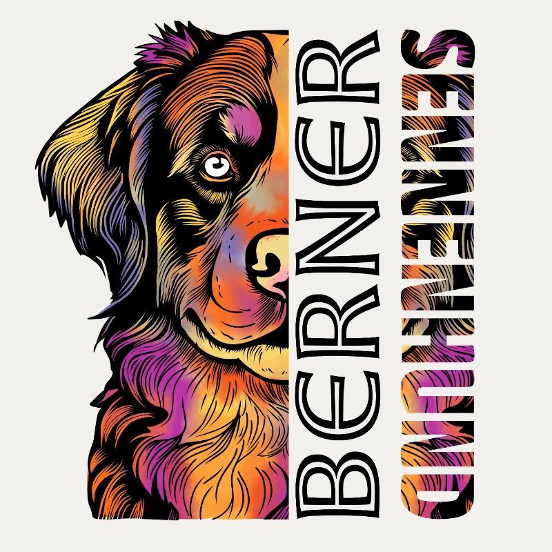 Bouvier bernois coloré