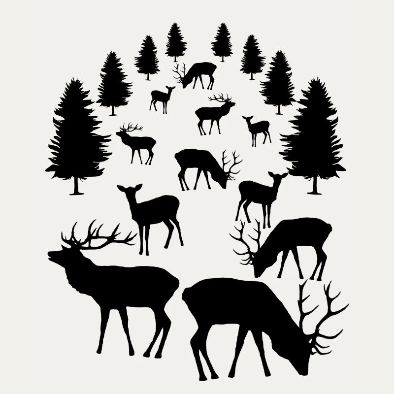 Deer, roe deer, red deer, fallow deer, deer, roebuck