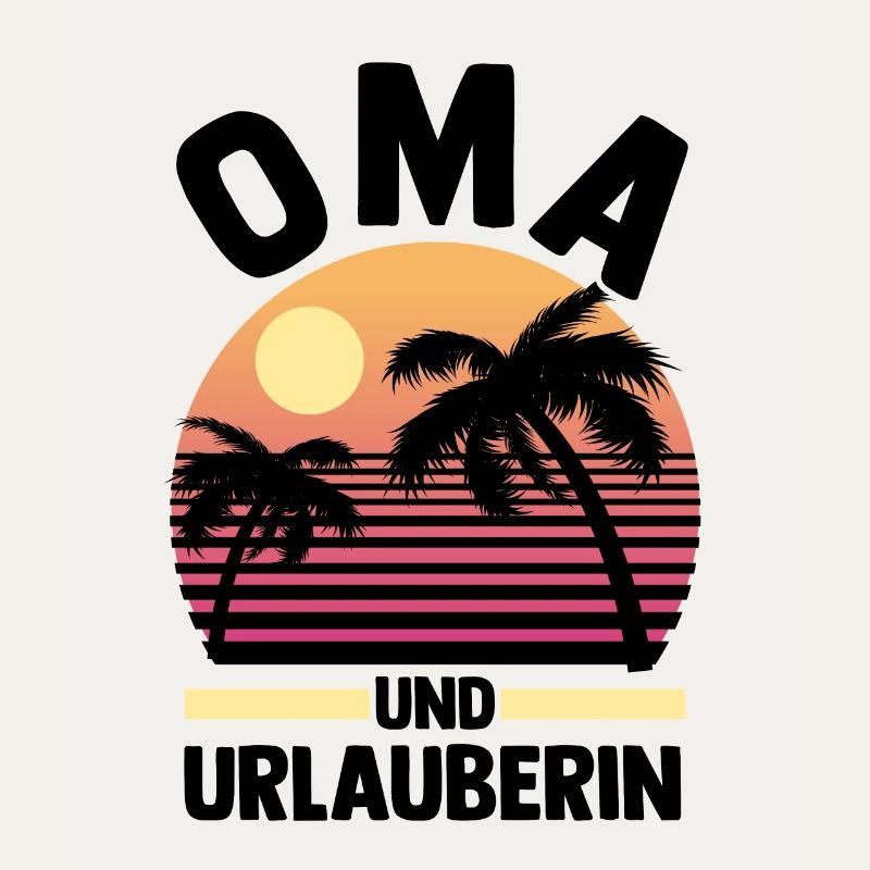 Urlaub Urlauberin Großmutter Oma