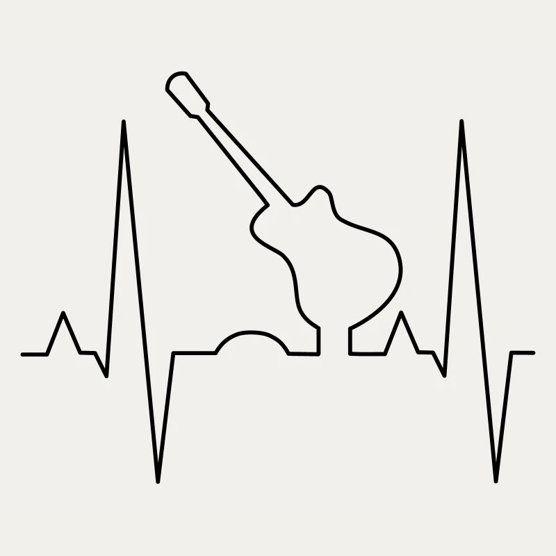 Conception d’impression de guitare