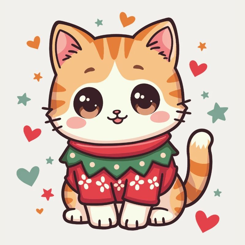 Chat de Noël