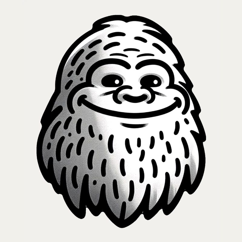 Yéti souriant - Observation d’un Sasquatch