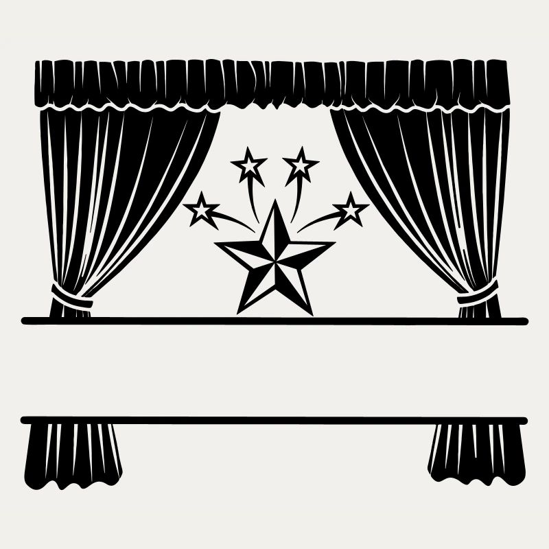 Vorhänge Ich bin ein Star