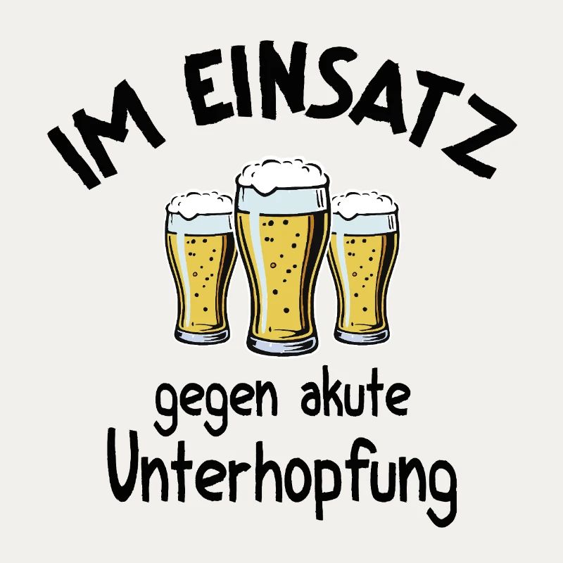 Beer slogan In action against acute underhopping