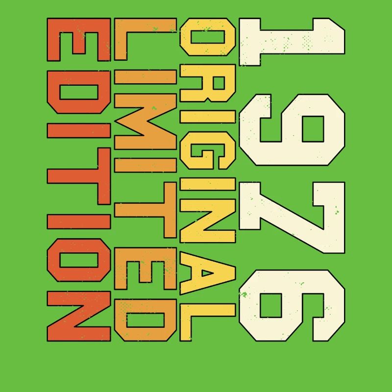 Originales Retro-Geburtstagsgeschenk von 1976 76