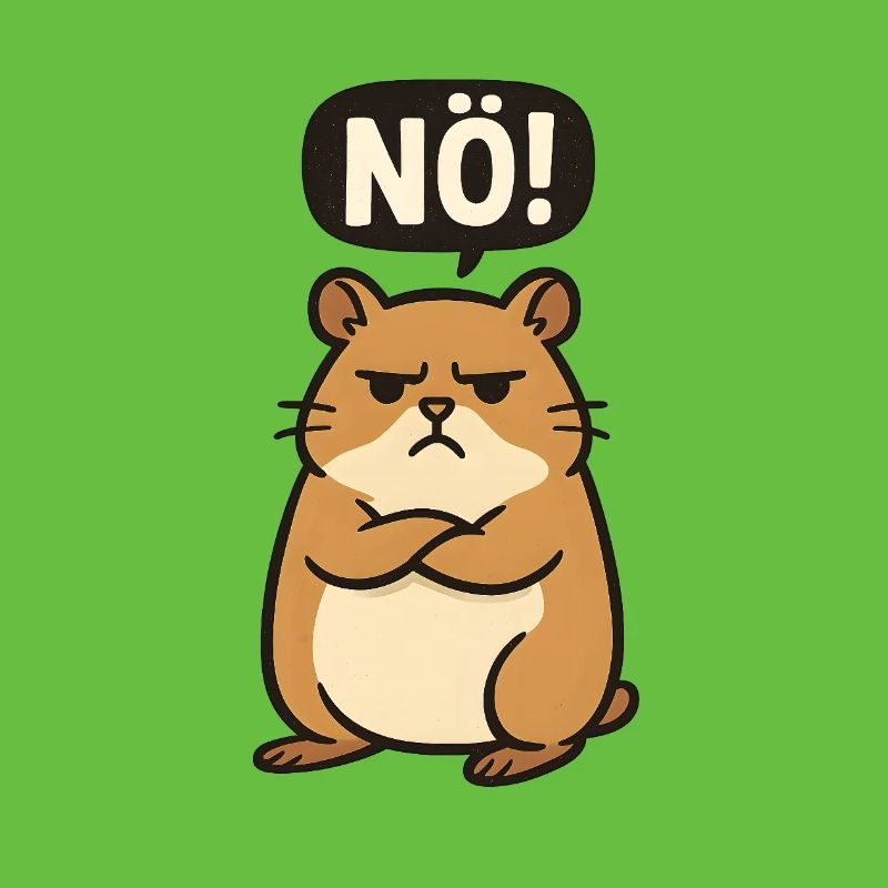 Statement Hamster Nö Einfach Nein Kein Bock