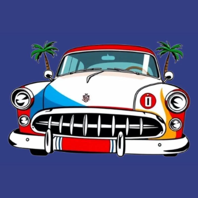 Palm Drive Oldtimer-Collage