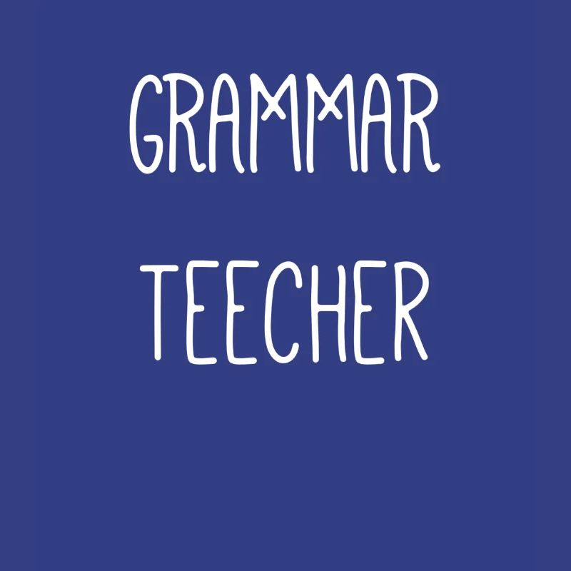 Professeur de grammaire autodérisoire