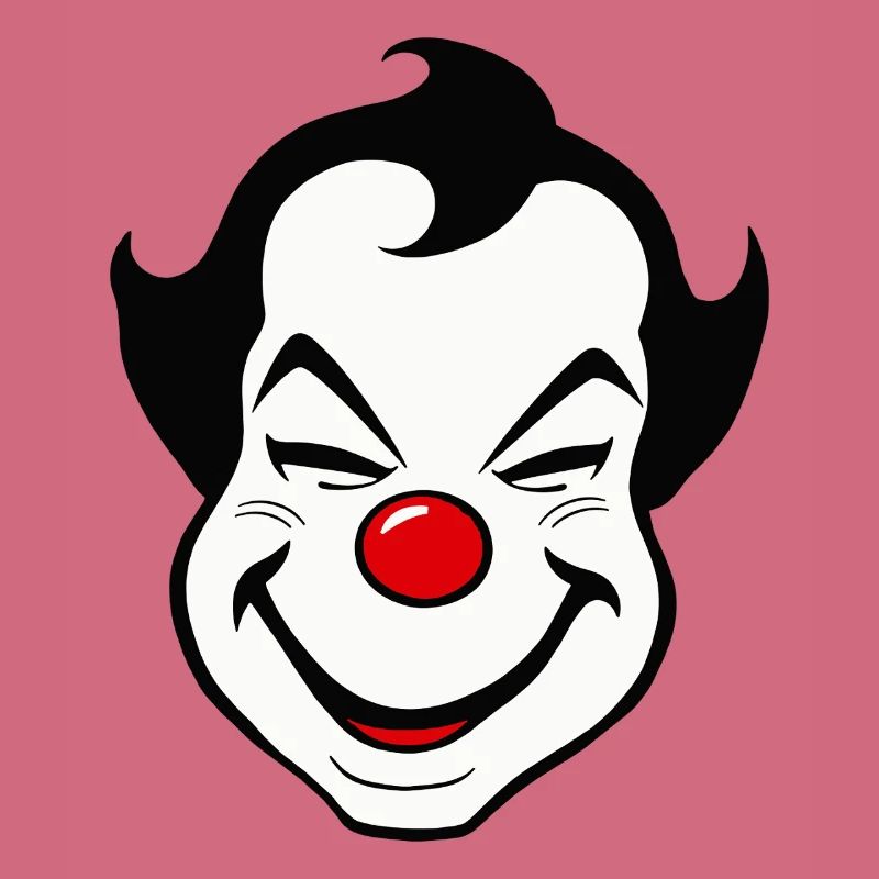 Carnaval du visage de clown joyeux Carnaval Carnaval