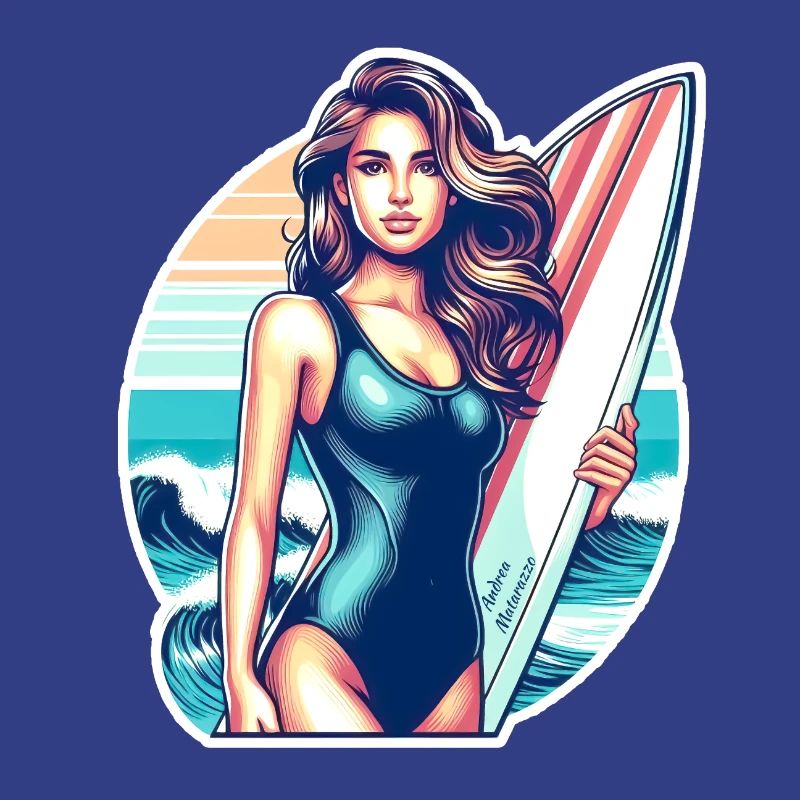 Mädchen Sport Surf 2