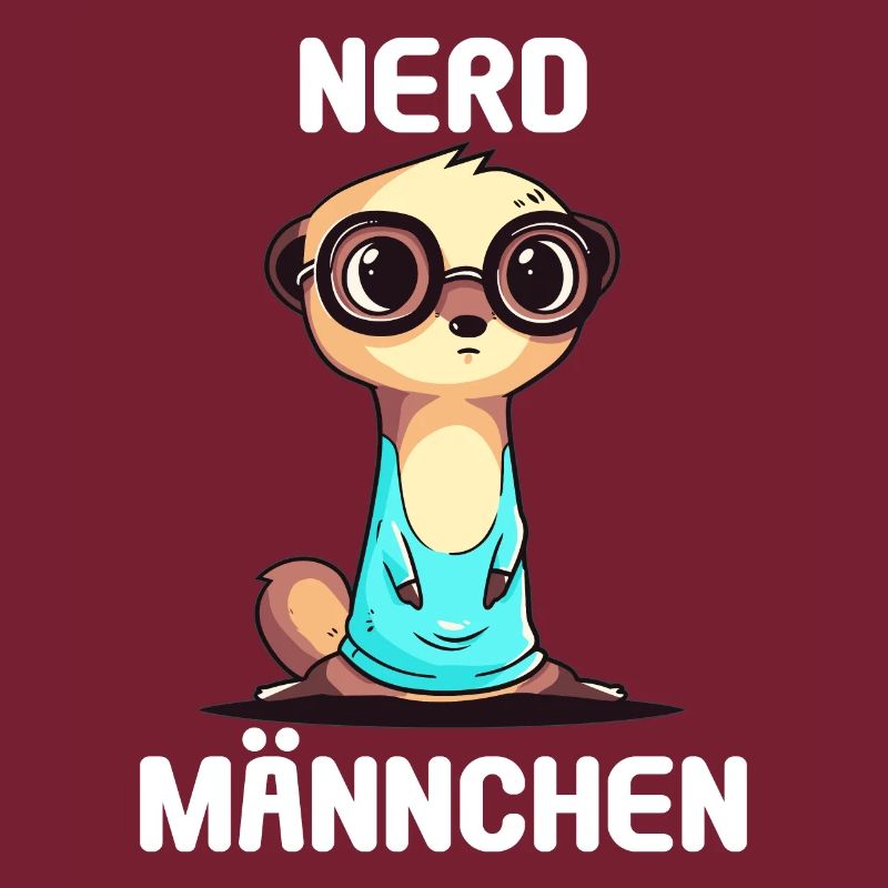 Nerdmännchen Junge Jungen Erdmännchen Nerdy Nerd