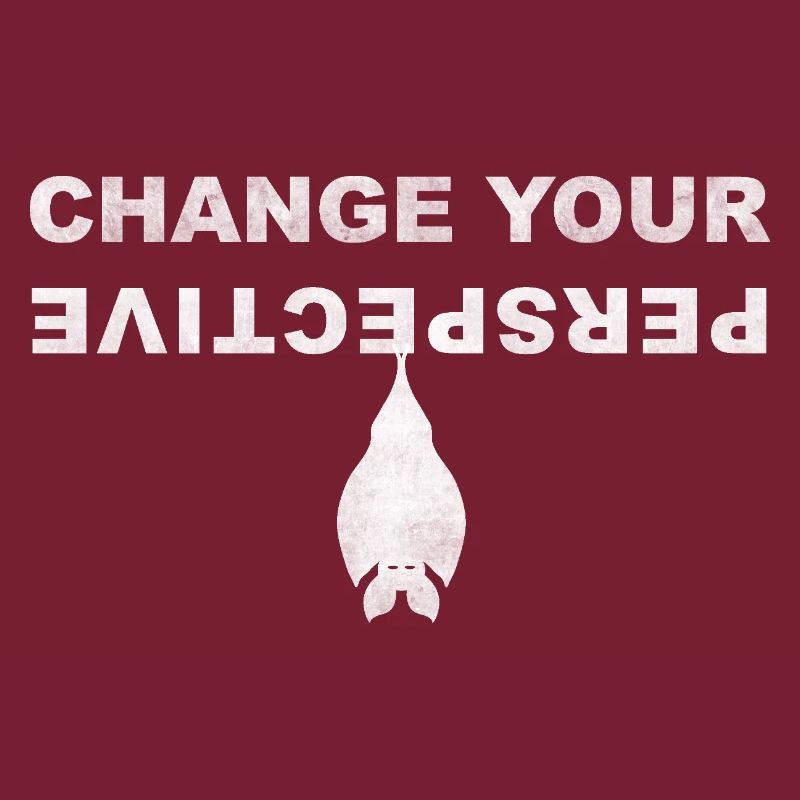 Change Your Perspective Bat Bat Mouse | White