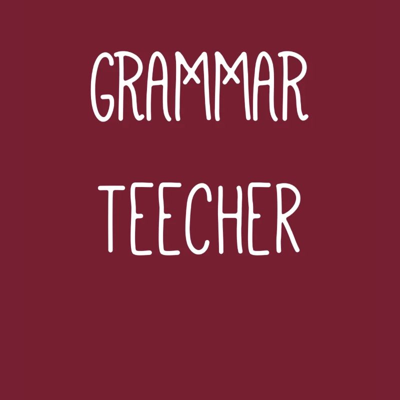 Professeur de grammaire autodérisoire