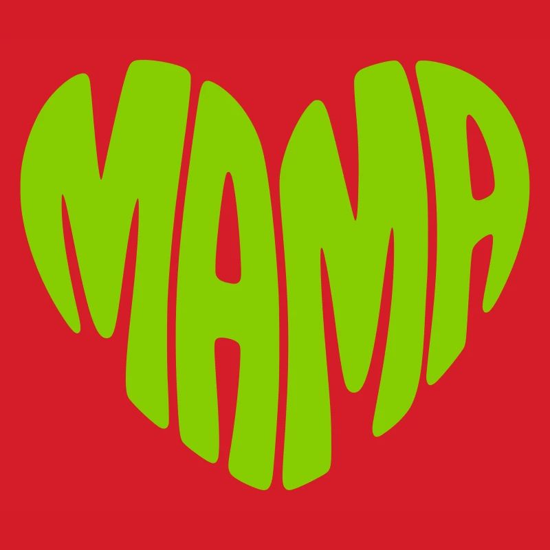 Mama Herz Form Mutter Herzform Muttertag Geschenk