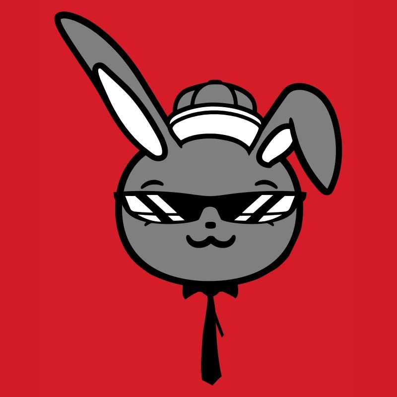 Lunettes de soleil lapin Cappy cravate Cool Hat Comic