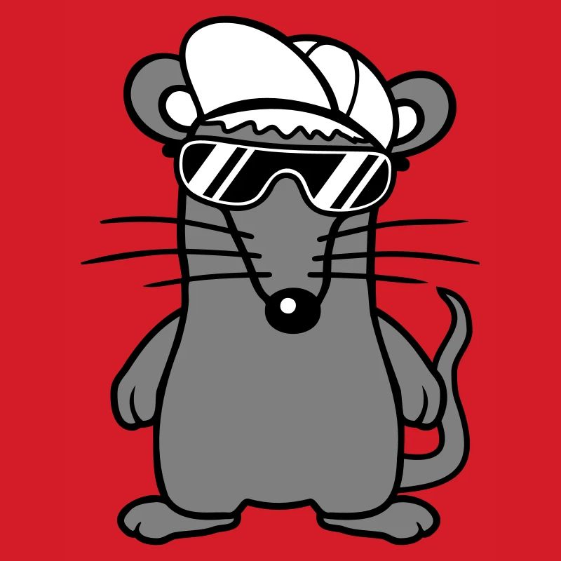 Mouse Sunglasses Cool Cappy Cap Hat Teens