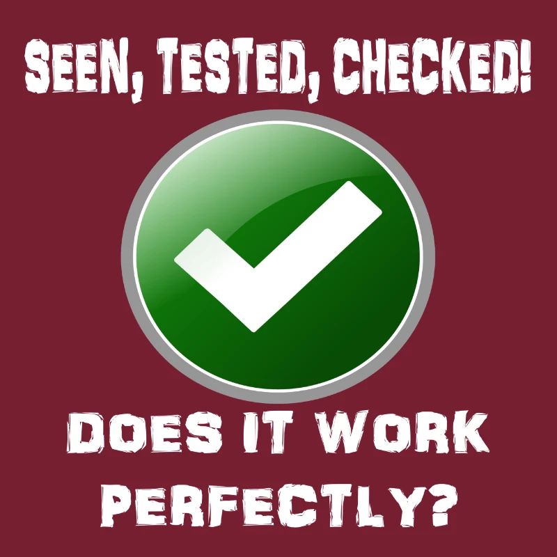 SEEN TESTED CHECKED WORK PERFECT!