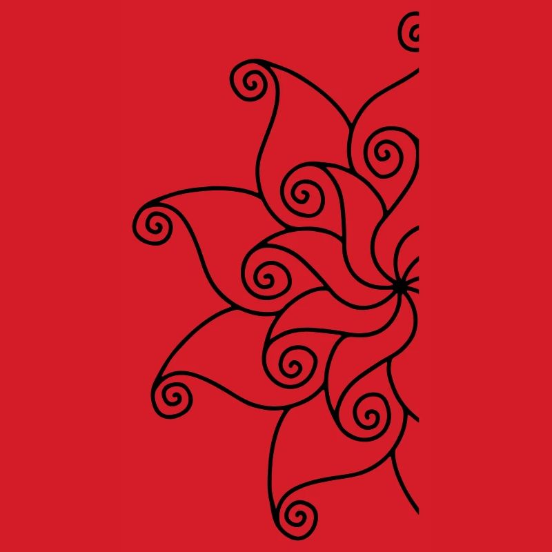 Fragment de fleur de mandala