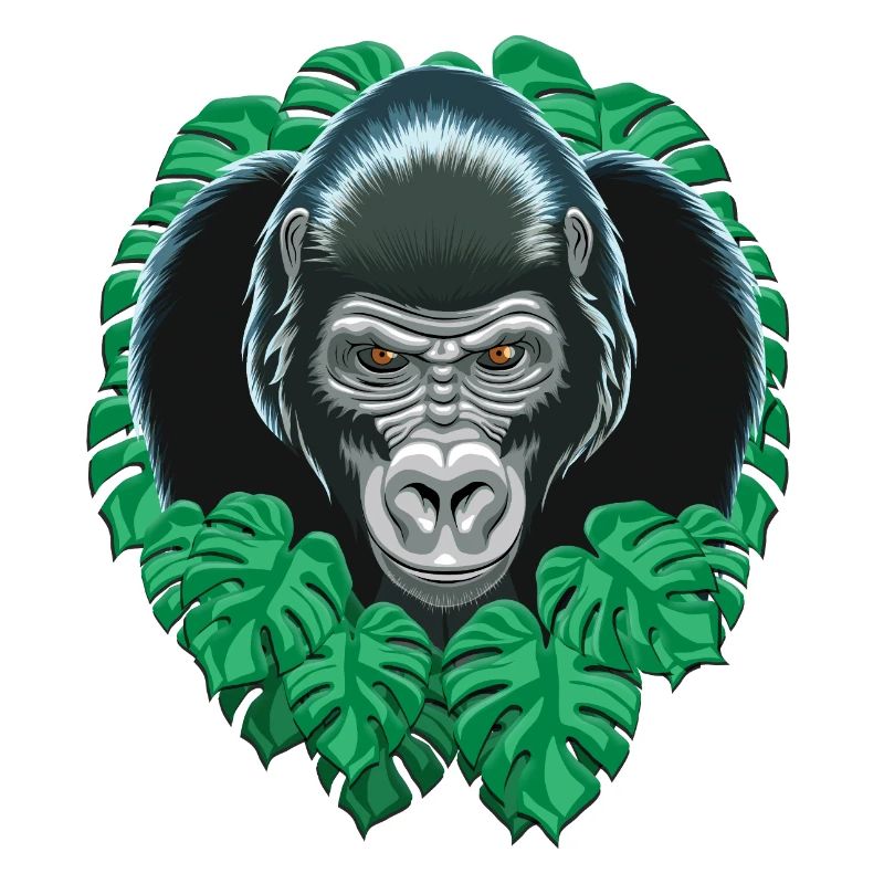 Gorilla-Kopf
