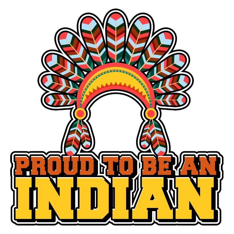 Stolz, ein Indianer zu sein