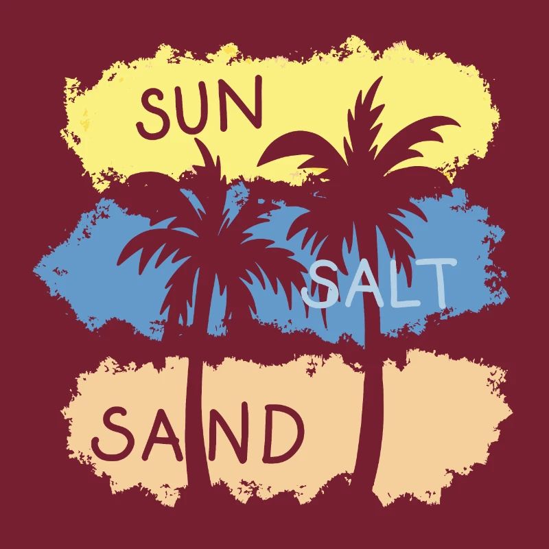 Soleil, sel, sable, vacances, bains de mer
