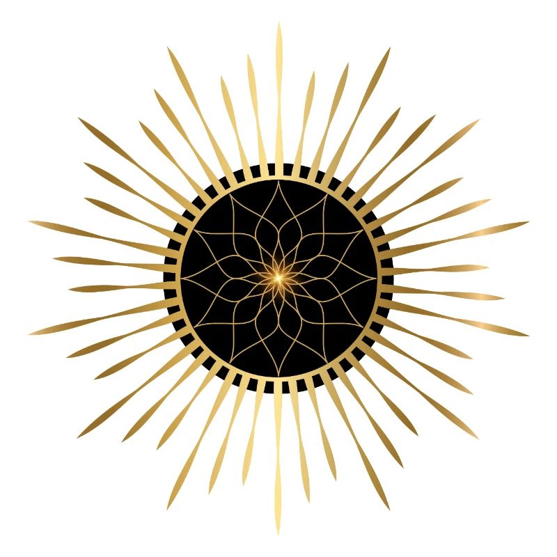 Strahlendes Mandala