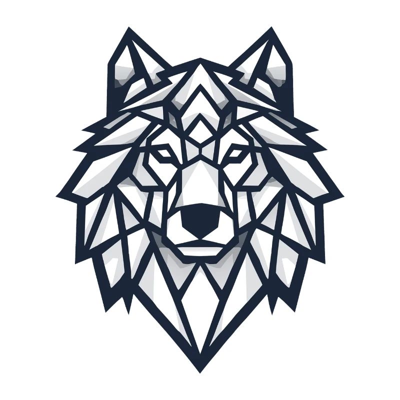 Geometrischer Wolf