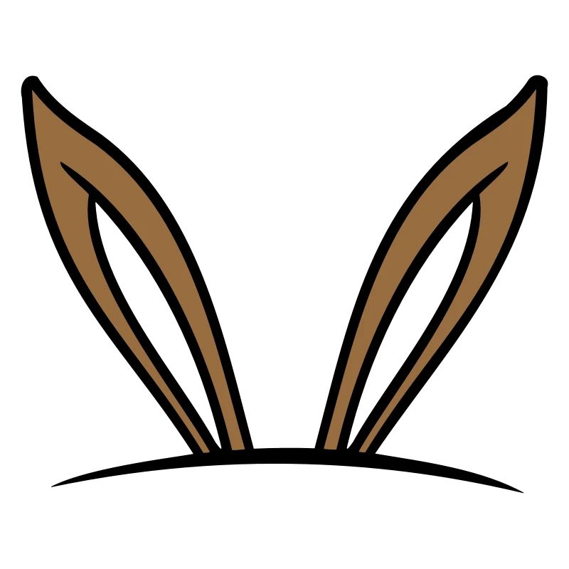 Lapin Oreilles De Lapin Trou Sac Caché Drôle Mignon