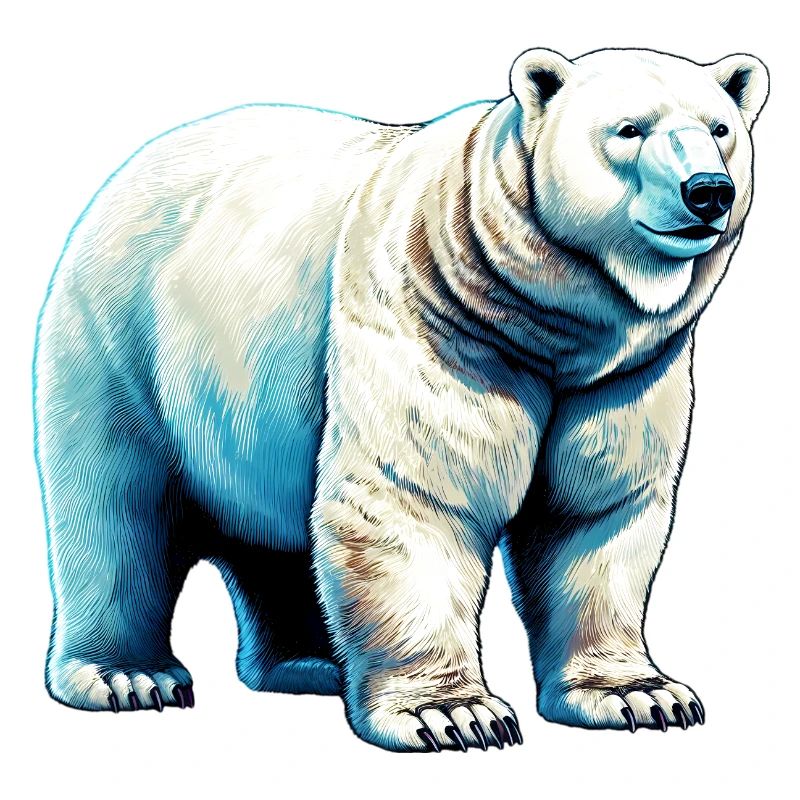 Weißer Eisbär