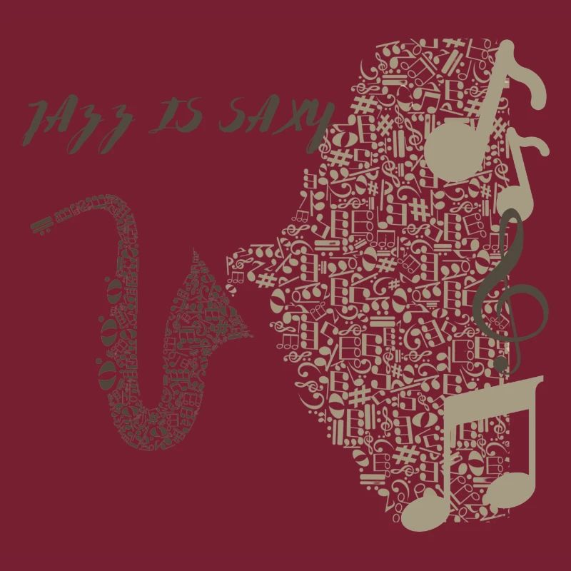 Musical Saxophone Design in Notes