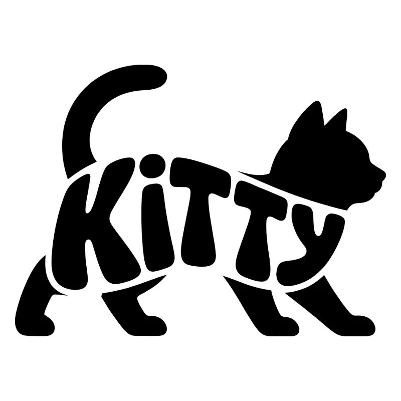 Kitty - Conception de chat de compagnie mignon