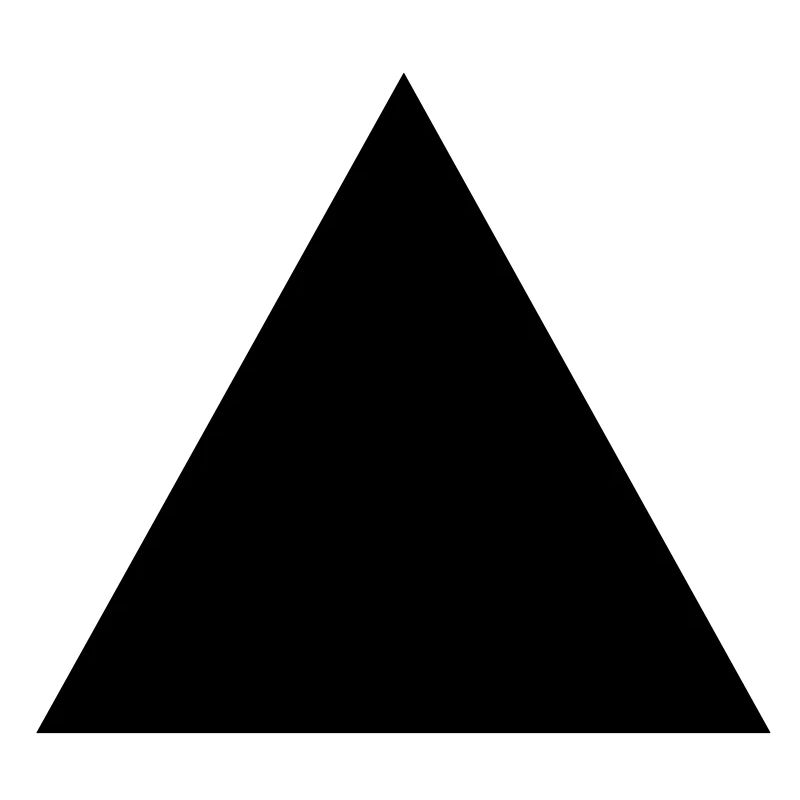forme de triangle de hippie