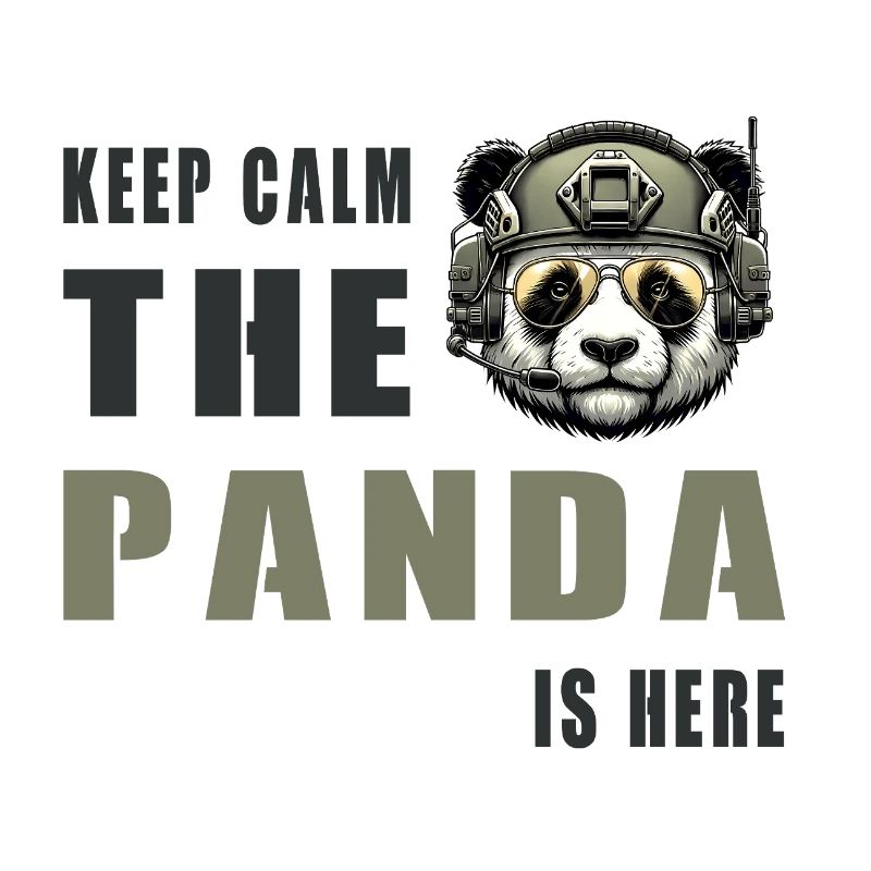 Panda tactique – Restez calme