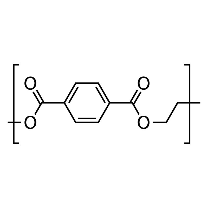 Polyethylenterephthalat (PET) -Molekül.