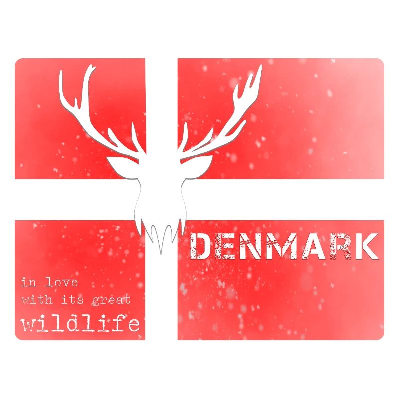 Danemark faune Drapeau Cerf