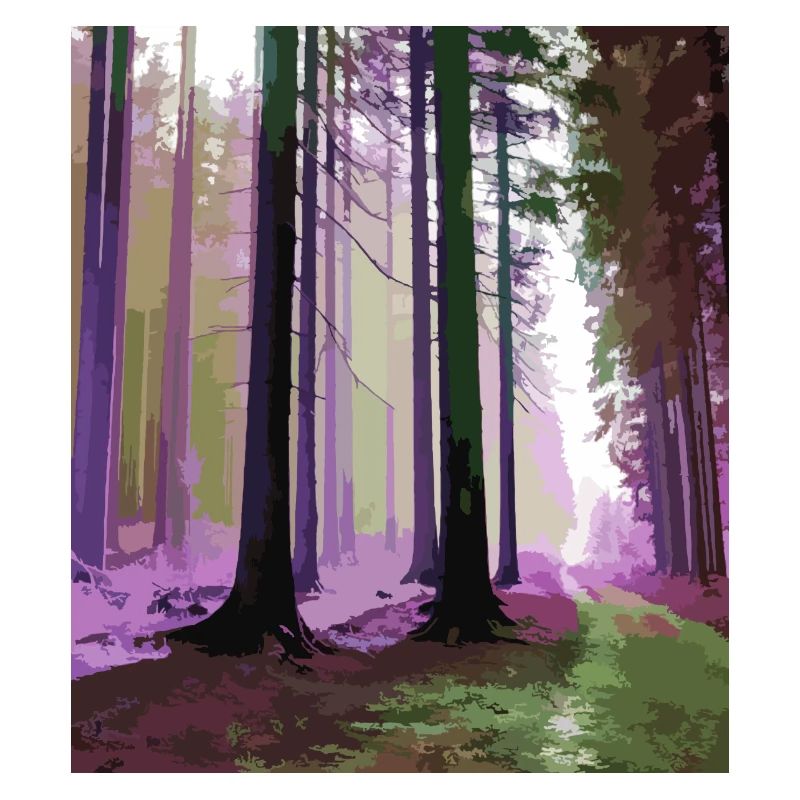 Forêt de nuages hantée