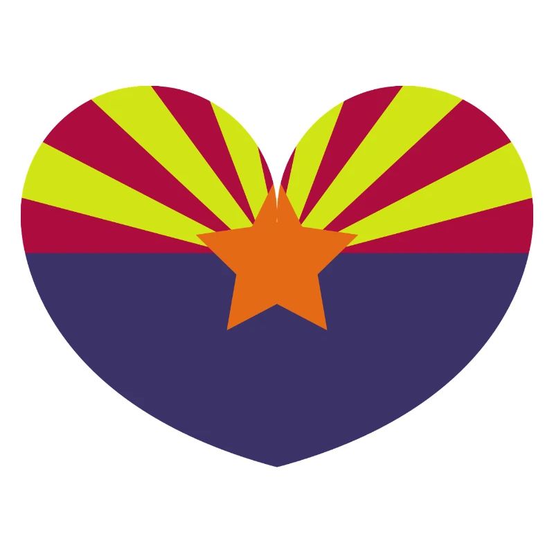 Arizona-Herzflagge