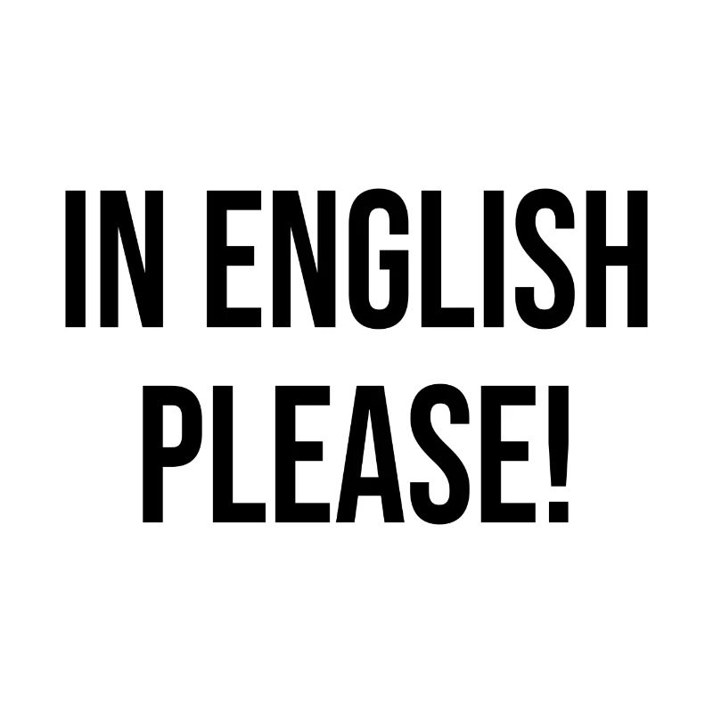 in english please